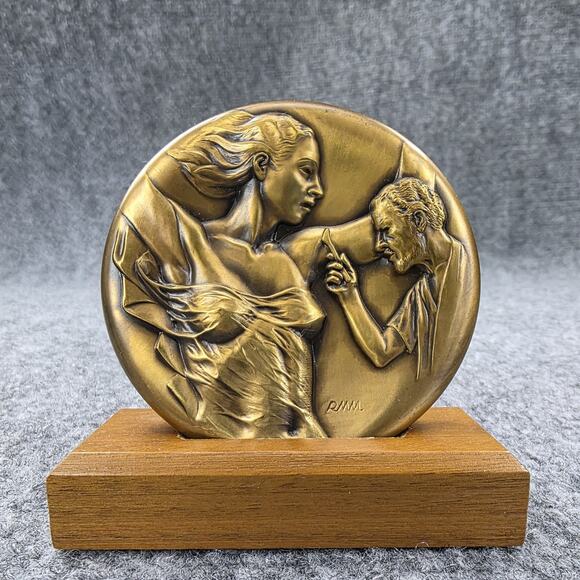 Medallic Art Other - Vintage Brookgreen Gardens South Carolina Bronze Medal Sculpture 1999 Art
